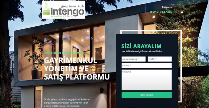 İntengo Gayrimenkul İhale Sistemi