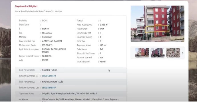 Ziraat Bankası Gayrimenkul Satış İlanı
